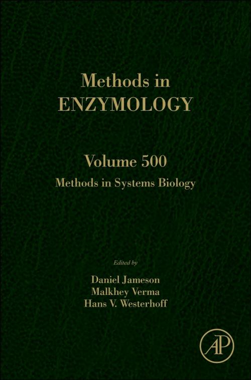 Cover of the book Methods in Systems Biology by Daniel Jameson, Malkhey Verma, Hans Westerhoff, Elsevier Science