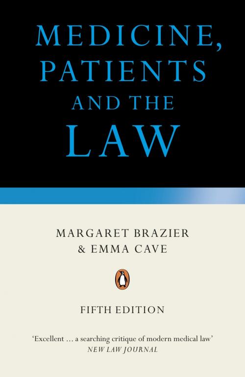 Cover of the book Medicine, Patients and the Law by Margaret Brazier, Penguin Books Ltd