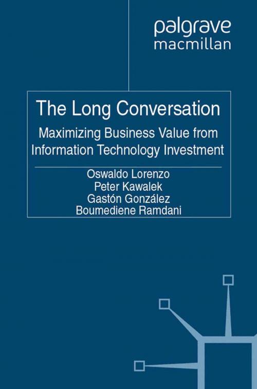 Cover of the book The Long Conversation by O. Lorenzo, P. Kawalek, G. González, B. Ramdani, Palgrave Macmillan UK