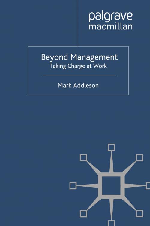 Cover of the book Beyond Management by M. Addleson, Palgrave Macmillan UK