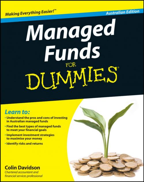 Cover of the book Managed Funds For Dummies by Colin Davidson, Wiley