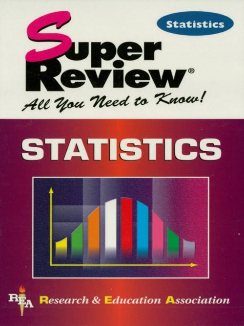 Cover of the book Statistics Super Review by Statistics Study Guides, Research & Education Association