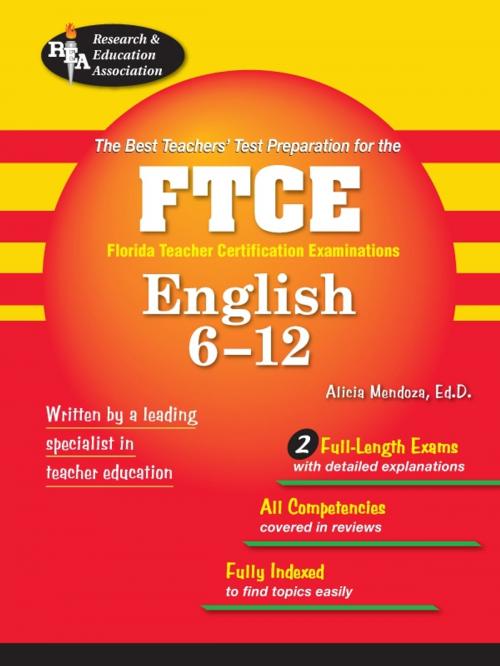 Cover of the book FTCE English 6-12 by Alicia Mendoza, Research & Education Association