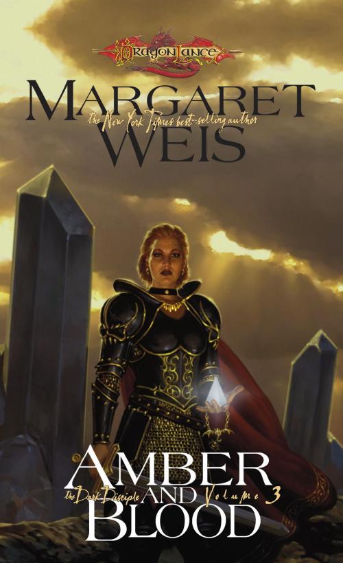 Cover of the book Amber and Blood by Margaret Weis, Wizards of the Coast Publishing