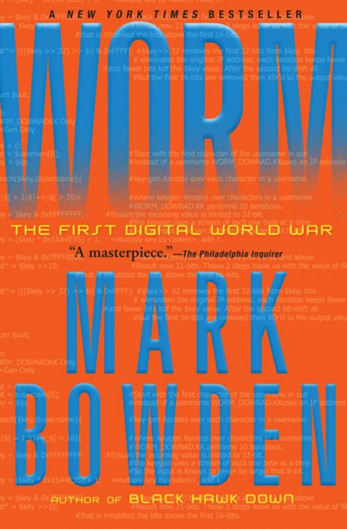 Cover of the book Worm by Mark Bowden, Grove Atlantic