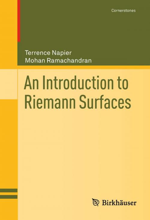 Cover of the book An Introduction to Riemann Surfaces by Terrence Napier, Mohan Ramachandran, Birkhäuser Boston