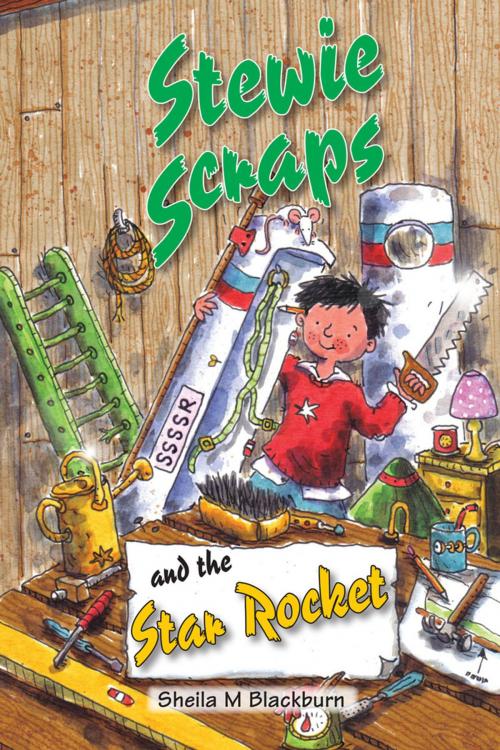 Cover of the book Stewie Scraps and the Star Rocket by Sheila Blackburn, Andrews UK