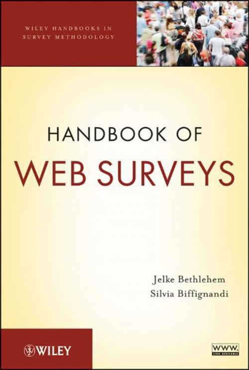 Cover of the book Handbook of Web Surveys by Jelke Bethlehem, Silvia Biffignandi, Wiley
