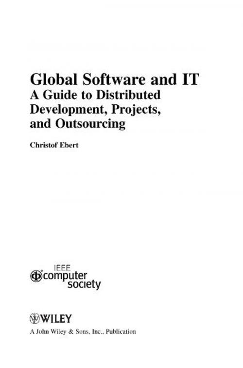 Cover of the book Global Software and IT by Christof Ebert, Wiley