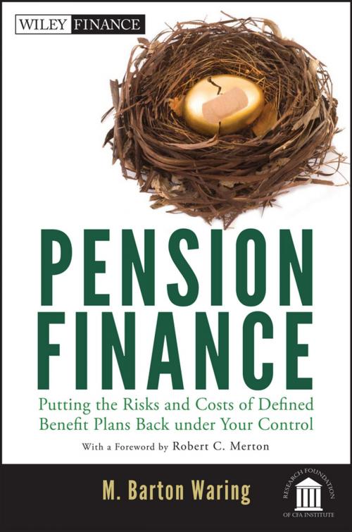 Cover of the book Pension Finance by M. Barton Waring, Wiley
