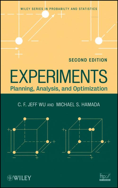Cover of the book Experiments by C. F. Jeff Wu, Michael S. Hamada, Wiley