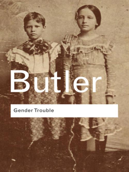 Cover of the book Gender Trouble by Judith Butler, Taylor and Francis