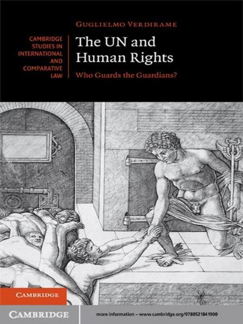 Cover of the book The UN and Human Rights by Guglielmo Verdirame, Cambridge University Press