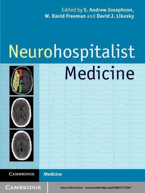 Cover of the book Neurohospitalist Medicine by , Cambridge University Press