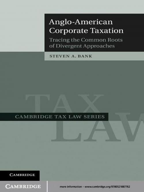 Cover of the book Anglo-American Corporate Taxation by Steven A. Bank, Cambridge University Press
