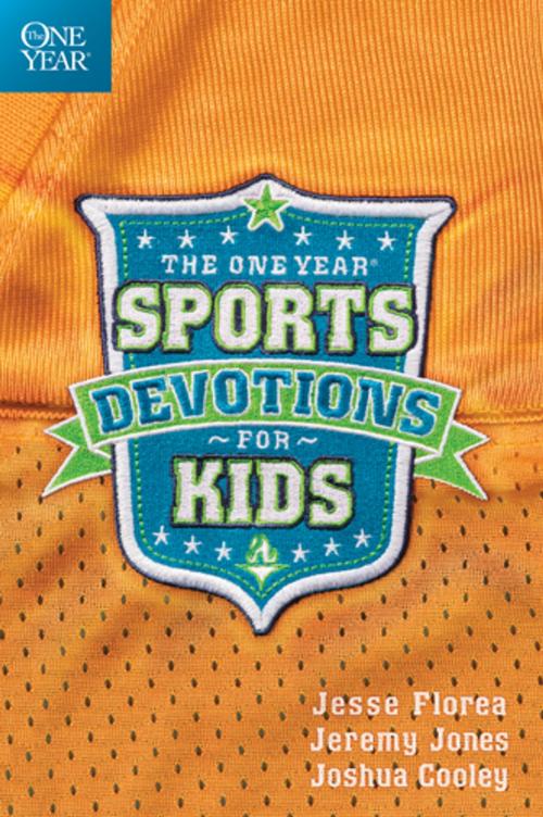 Cover of the book The One Year Sports Devotions for Kids by Jesse Florea, Jeremy Jones, Joshua Cooley, Tyndale House Publishers, Inc.