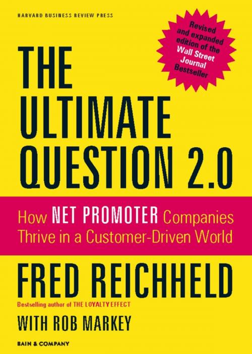 Cover of the book The Ultimate Question 2.0 (Revised and Expanded Edition) by Fred Reichheld, Harvard Business Review Press