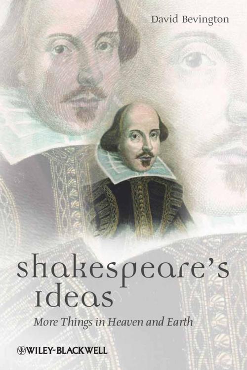 Cover of the book Shakespeare's Ideas by David Bevington, Wiley