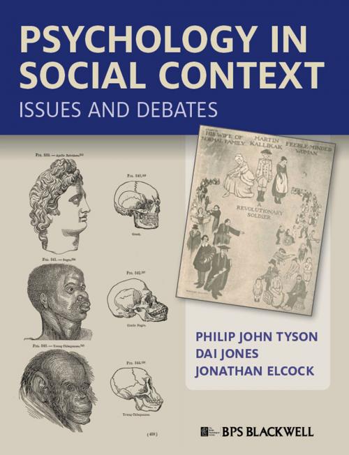 Cover of the book Psychology in Social Context by Philip John Tyson, Dai Jones, Jonathan Elcock, Wiley