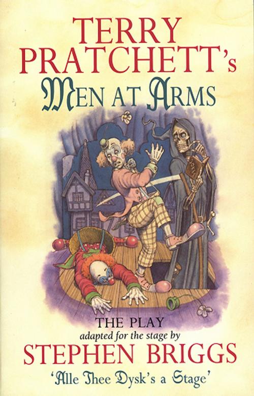 Cover of the book Men At Arms - Playtext by Terry Pratchett, Stephen Briggs, Transworld