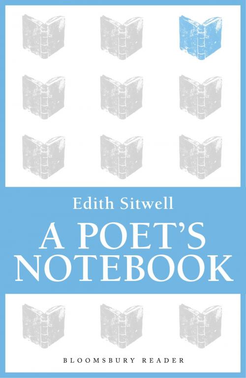Cover of the book A Poet's Notebook by Edith Sitwell, Bloomsbury Publishing