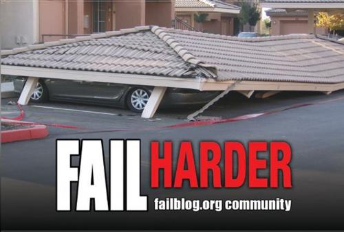 Cover of the book Fail Harder by failblog.org community, Andrews McMeel Publishing, LLC