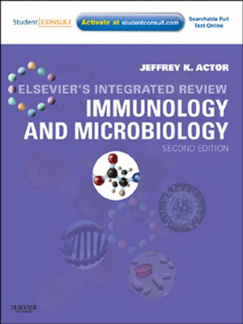 Cover of the book Elsevier's Integrated Review Immunology and Microbiology E-Book by Jeffrey K. Actor, PhD, Elsevier Health Sciences