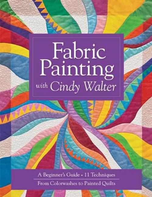Cover of the book Fabric Painting with Cindy Walter: A Beginner's Guide, 11 Techniques, From Colorwashes by Cindy Walter, C&T Publishing
