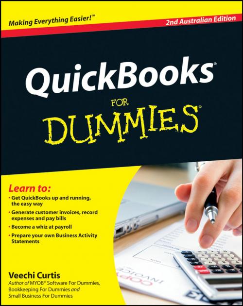 Cover of the book Quickbooks For Dummies by Veechi Curtis, Wiley