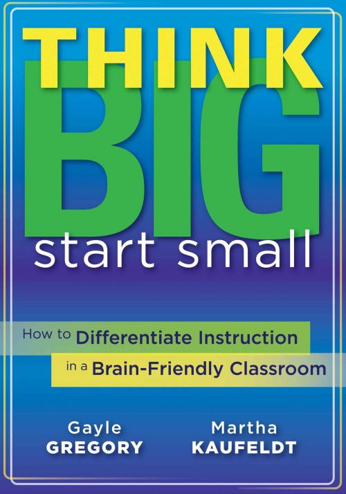 Cover of the book Think Big, Start Small by Gayle Gregory, Martha Kaufeldt, Solution Tree Press