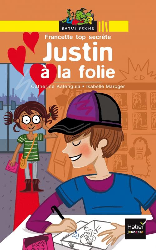 Cover of the book Justin à la folie by Catherine Kalengula, Hatier Jeunesse