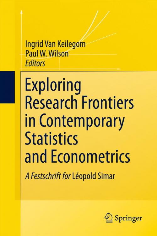 Cover of the book Exploring Research Frontiers in Contemporary Statistics and Econometrics by , Physica-Verlag HD