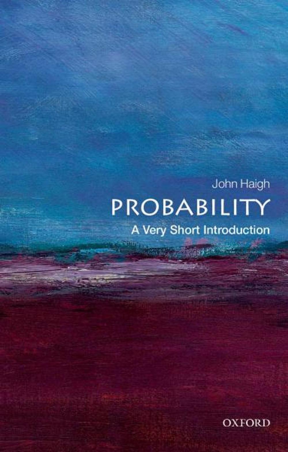 Big bigCover of Probability: A Very Short Introduction