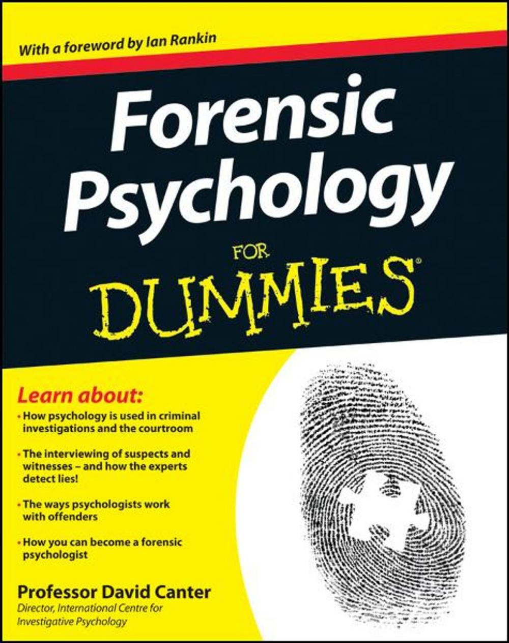 Big bigCover of Forensic Psychology For Dummies