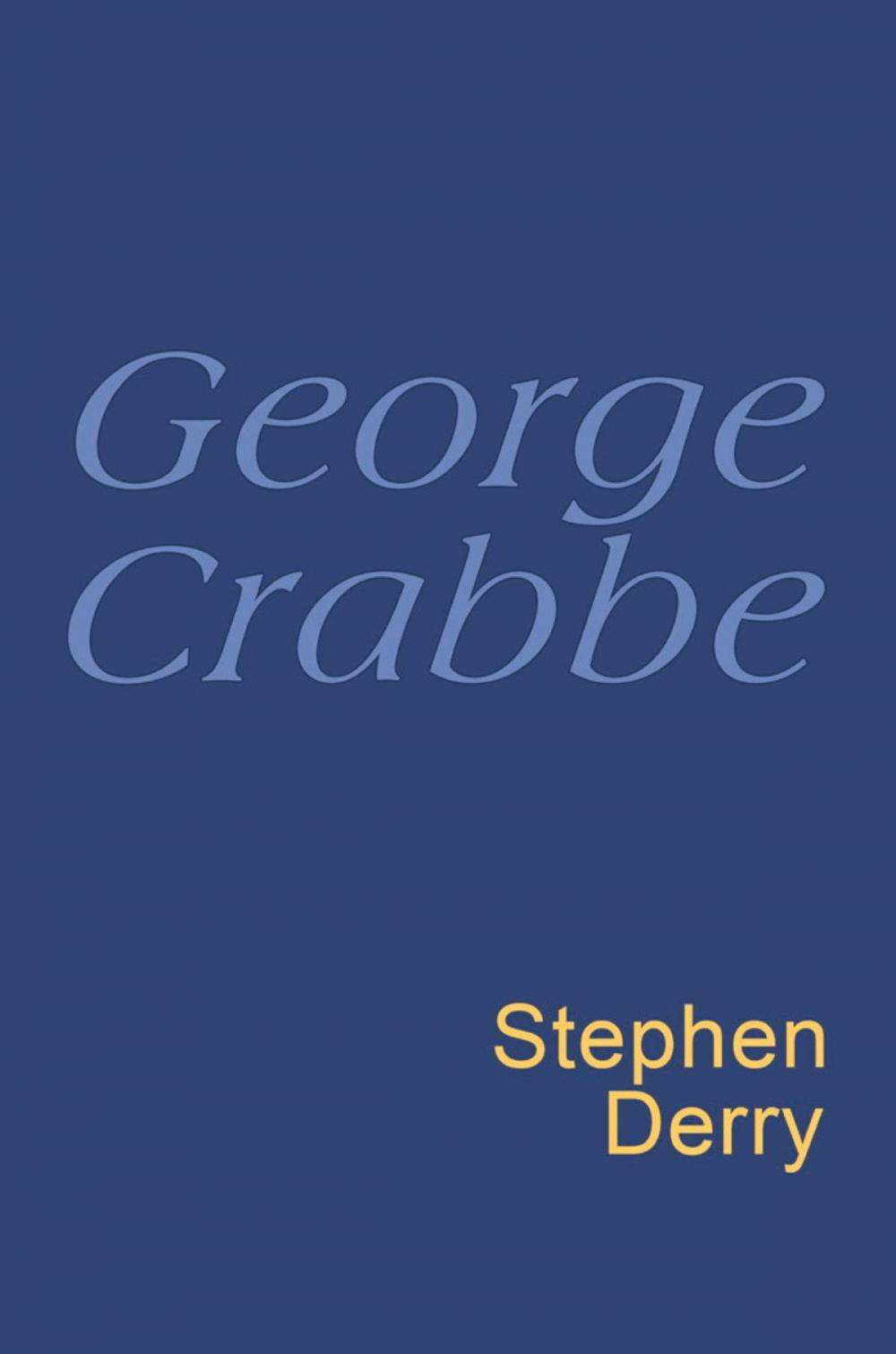 Big bigCover of George Crabbe