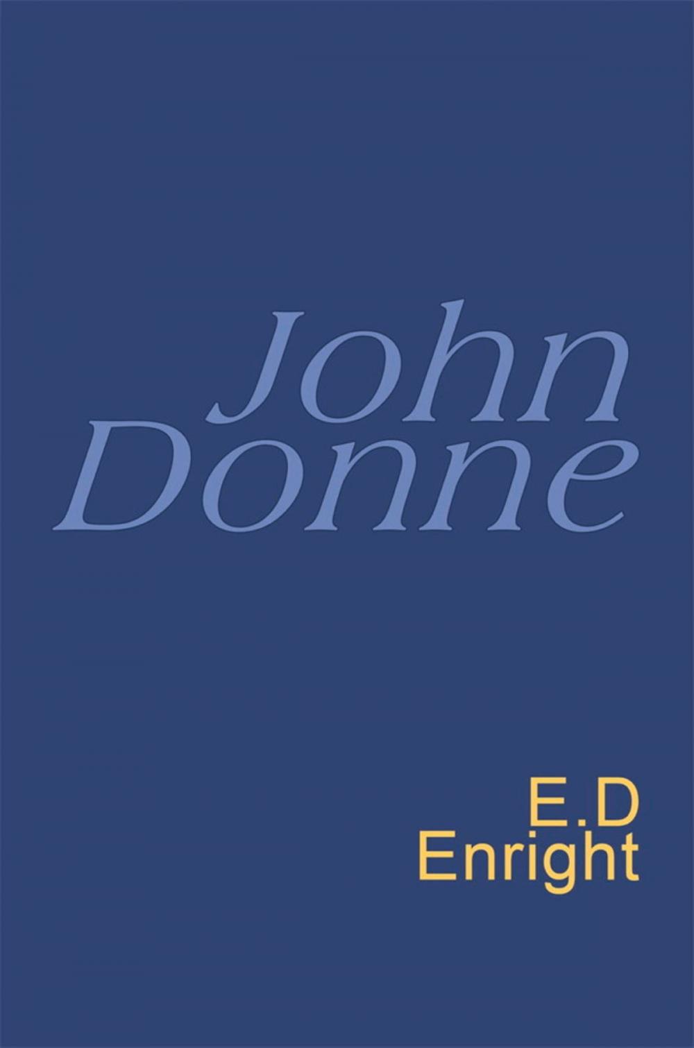 Big bigCover of Donne: Everyman's Poetry