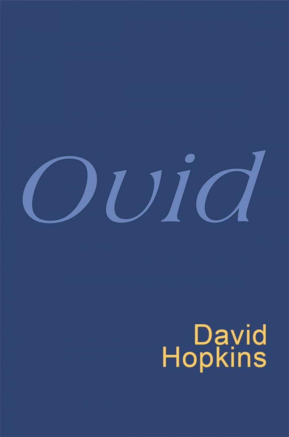 Big bigCover of Ovid: Everyman Poetry