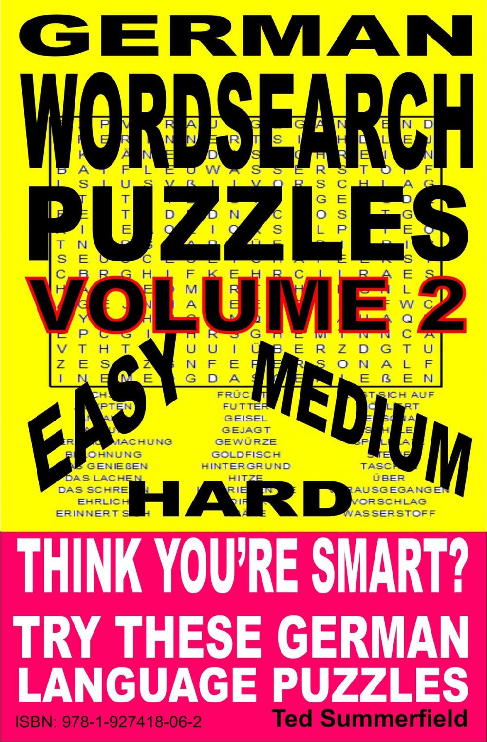 Big bigCover of German Word Search Puzzles. Volume 2.