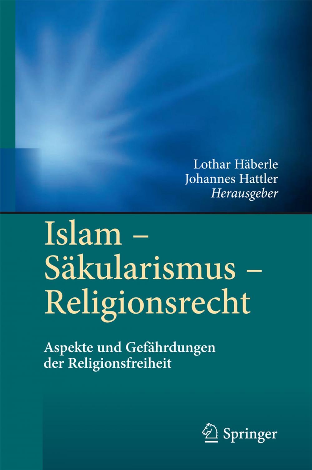 Big bigCover of Islam - Säkularismus - Religionsrecht