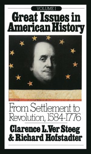 Cover of Great Issues in American History, Vol. I