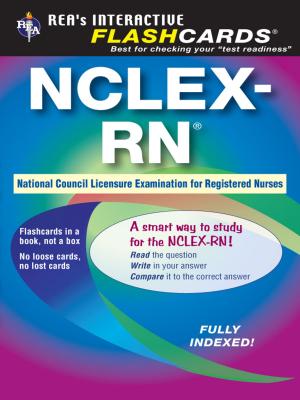 Cover of the book NCLEX-RN Flashcard Book by Editors of REA
