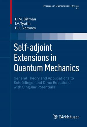 Cover of the book Self-adjoint Extensions in Quantum Mechanics by LEE