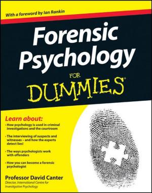 Cover of the book Forensic Psychology For Dummies by Scott L. Pratt