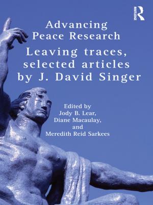 Cover of the book Advancing Peace Research by Joseph Sung-Yul Park, Lionel Wee