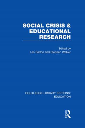 Cover of the book Social Crisis and Educational Research (RLE Edu L) by Dr Randall J Dyck