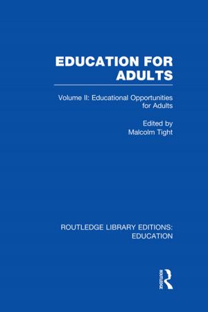 Cover of the book Education for Adults by Colin Holmes