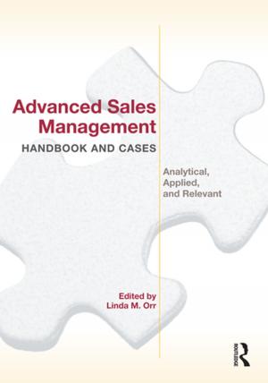 Book cover of Advanced Sales Management Handbook and Cases