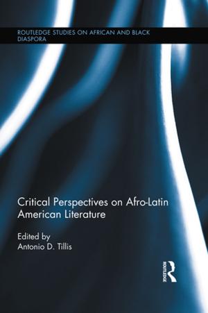 bigCover of the book Critical Perspectives on Afro-Latin American Literature by 