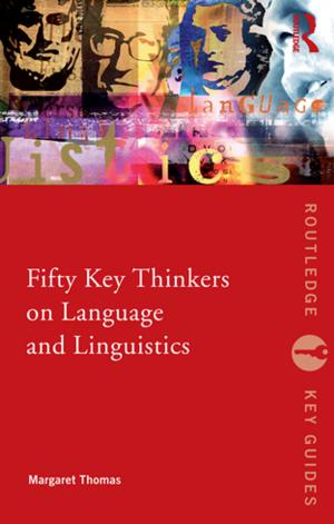 Cover of the book Fifty Key Thinkers on Language and Linguistics by Tom Brown