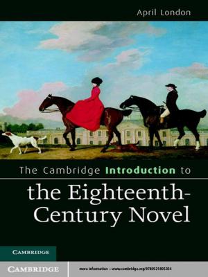 Cover of the book The Cambridge Introduction to the Eighteenth-Century Novel by Jo M. Pasqualucci